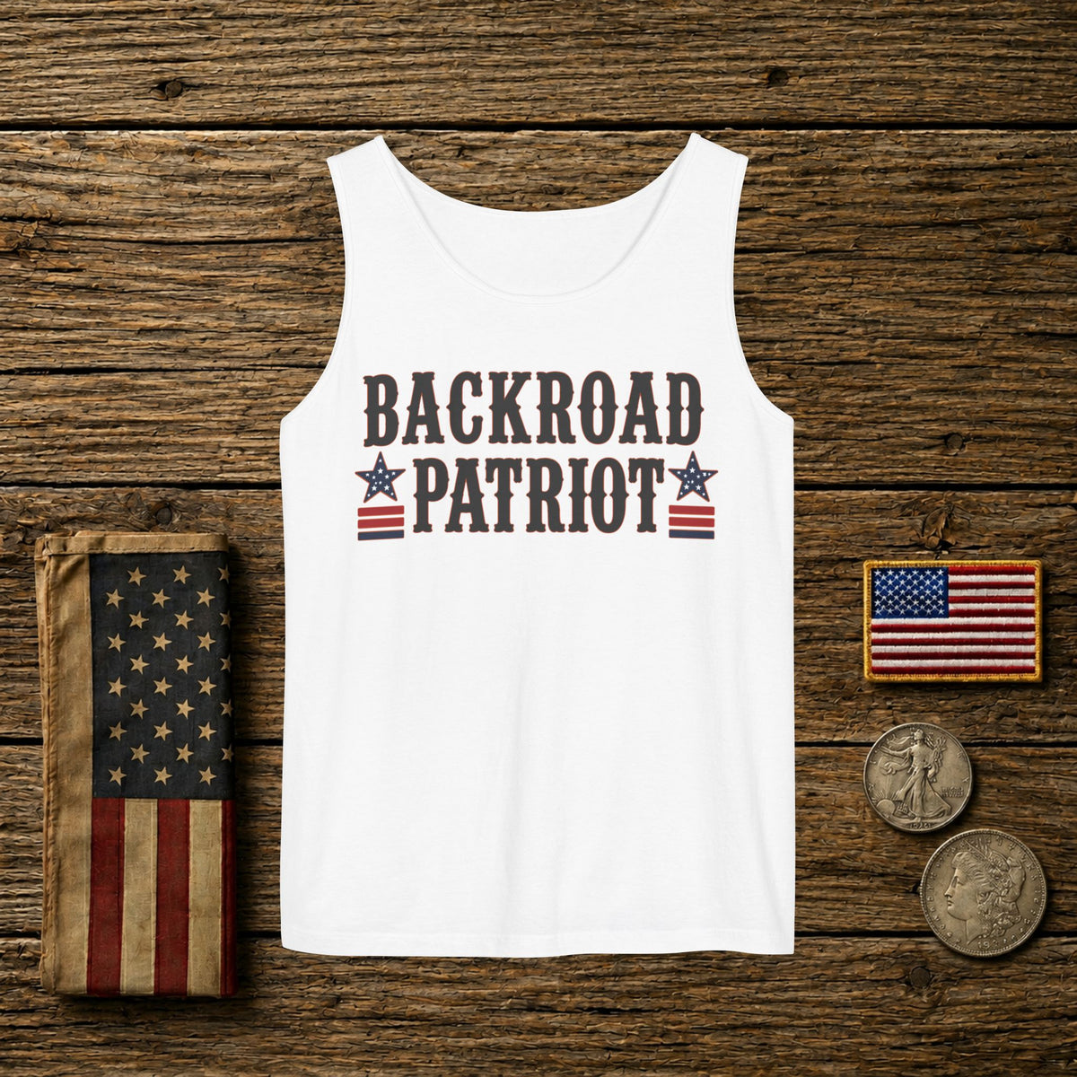 Backroad Patriot   Adult Unisex Tank Top