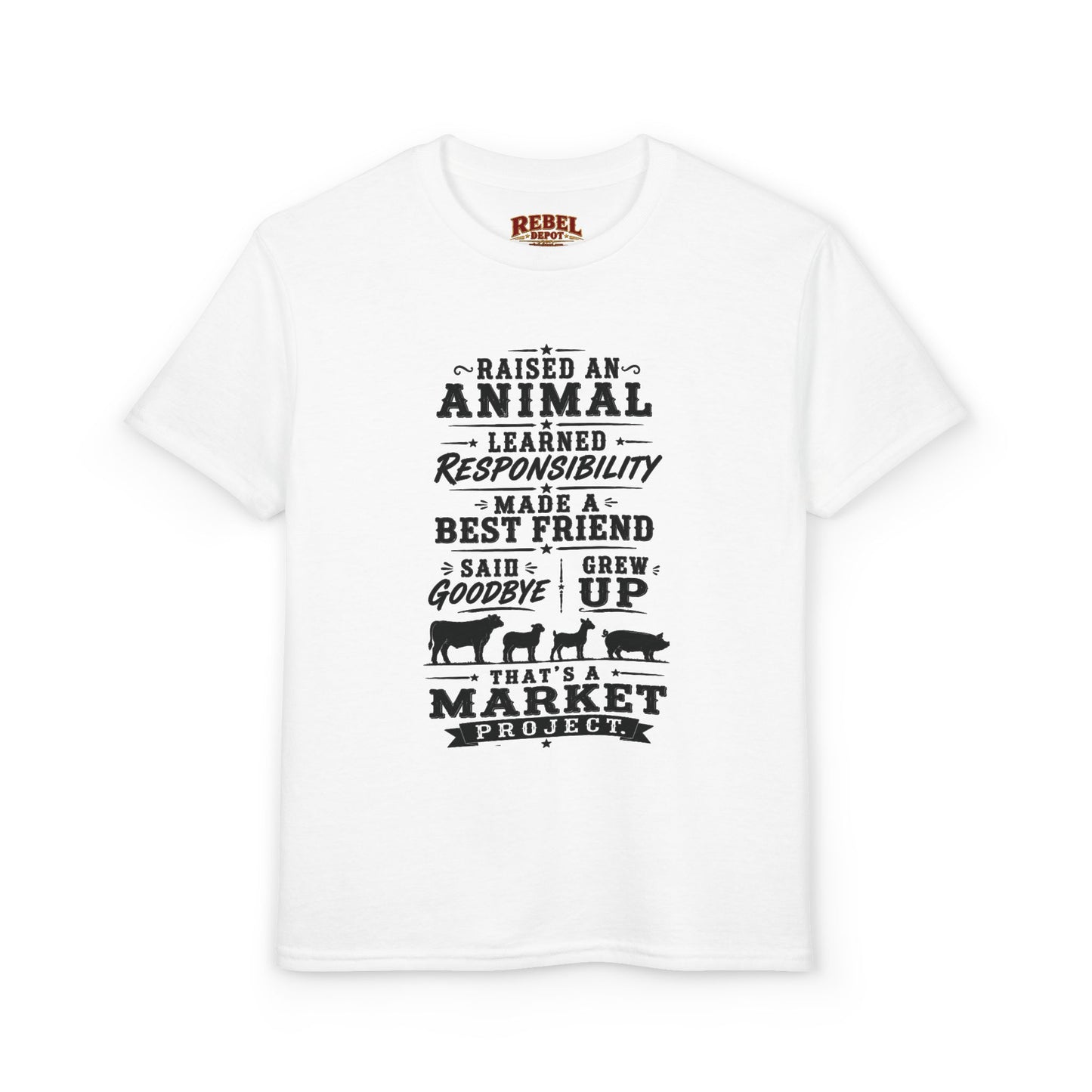 Market Project. Grew Up.  Youth T-Shirt