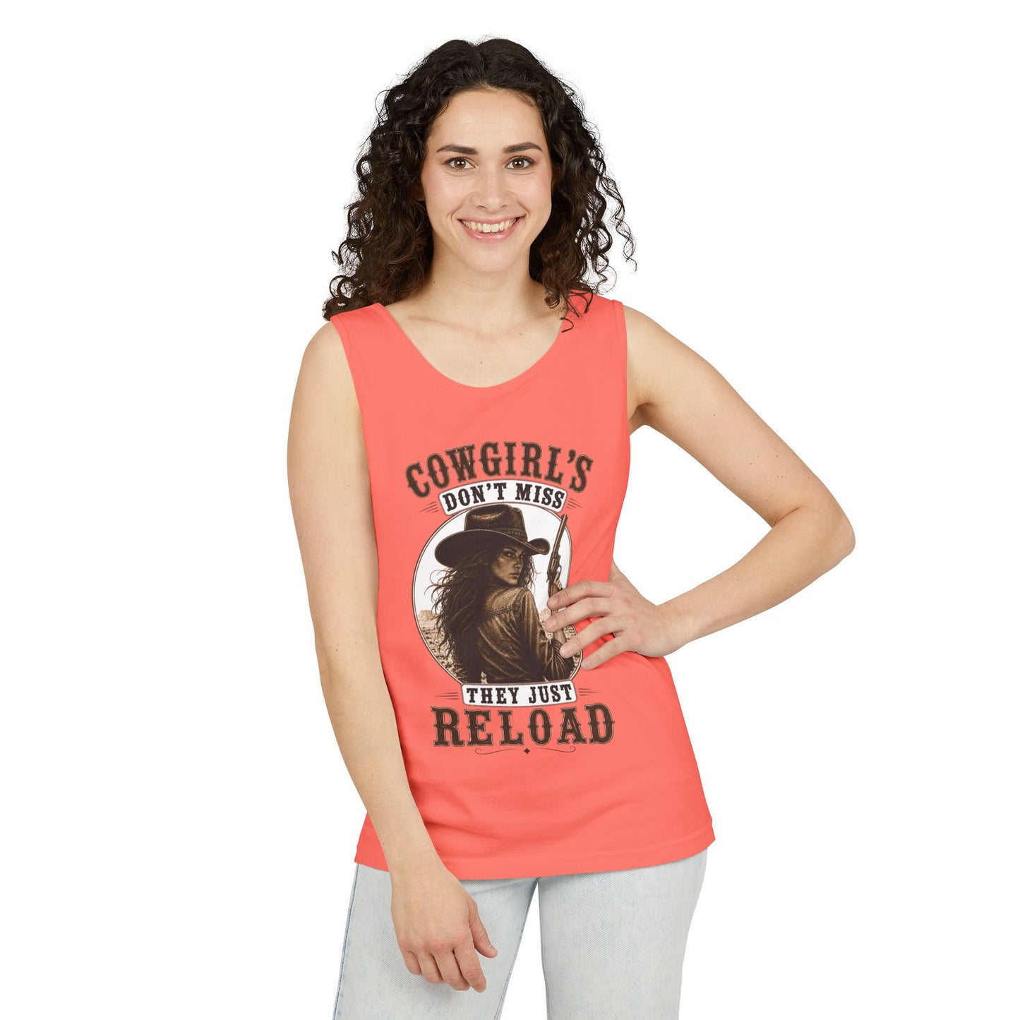 Cowgirls Reload  Adult Unisex Tank Top