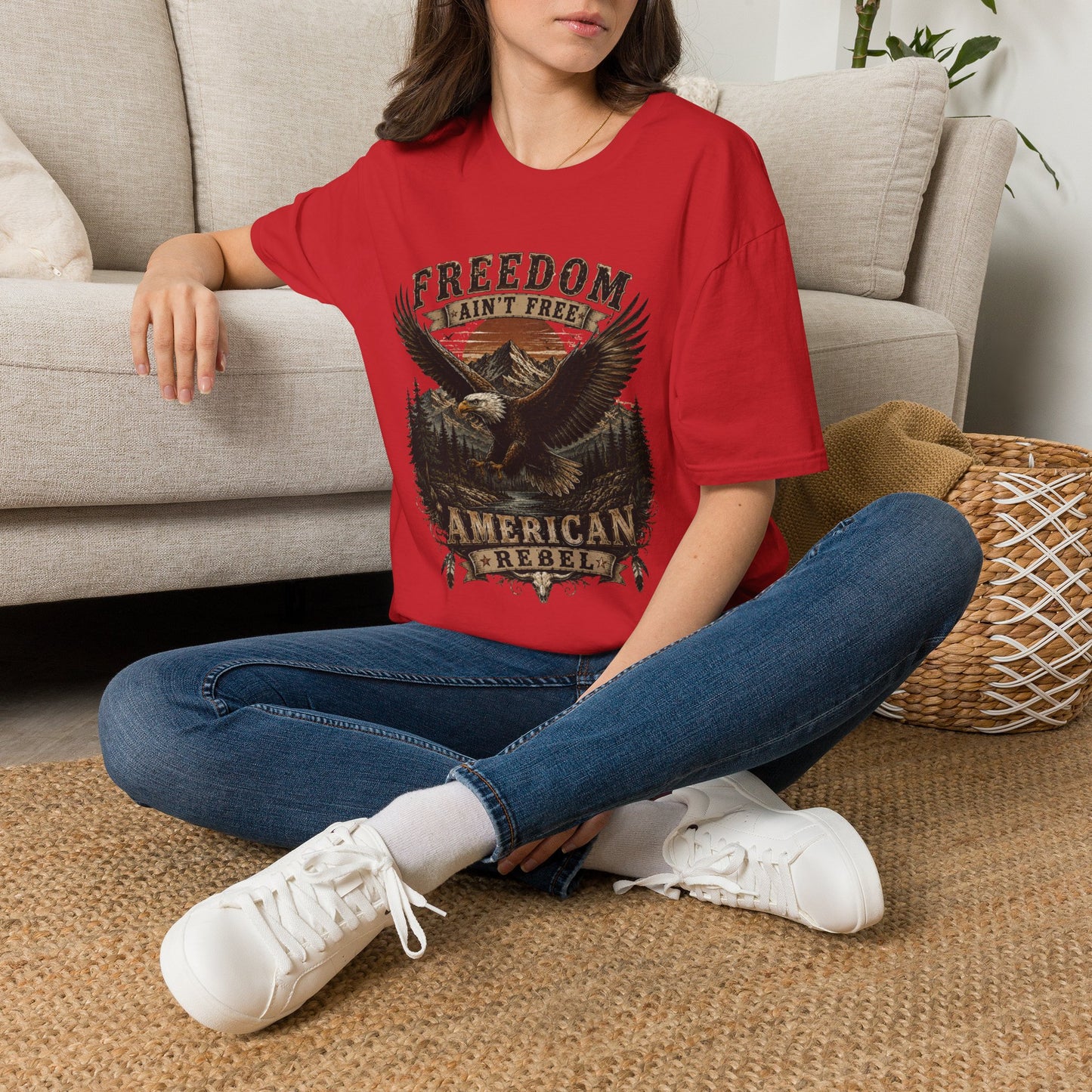 American Rebel Eagle Adult Size T-Shirt