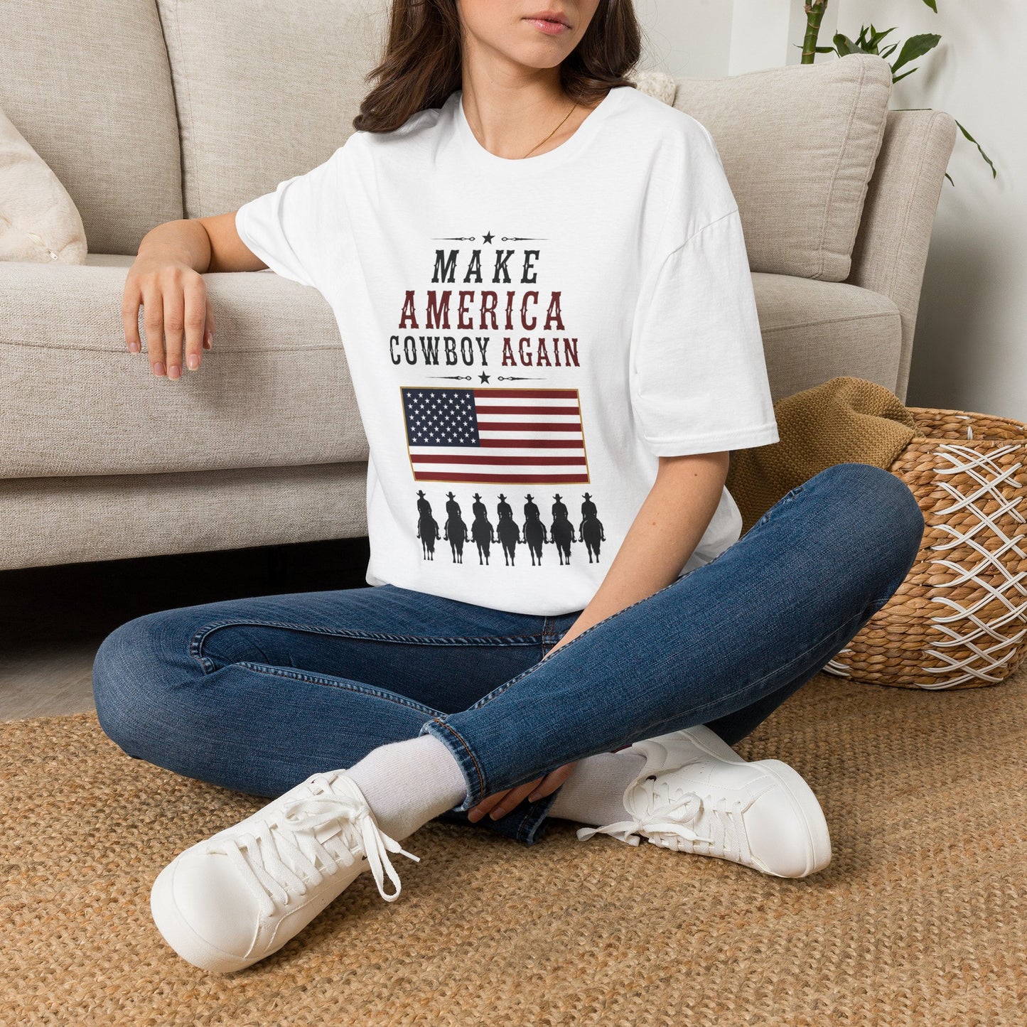 Make America Cowboy Again (Front) T-Shirt