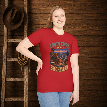 Universe Is My Backyard   Adult Size T-Shirt