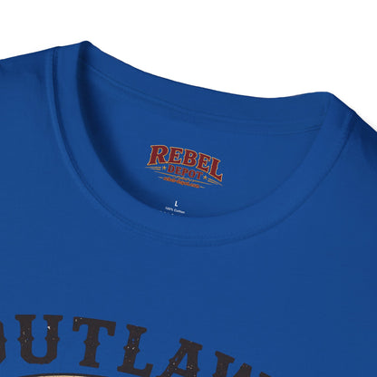 Outlaws Ride Wild   Adult Size T-Shirt