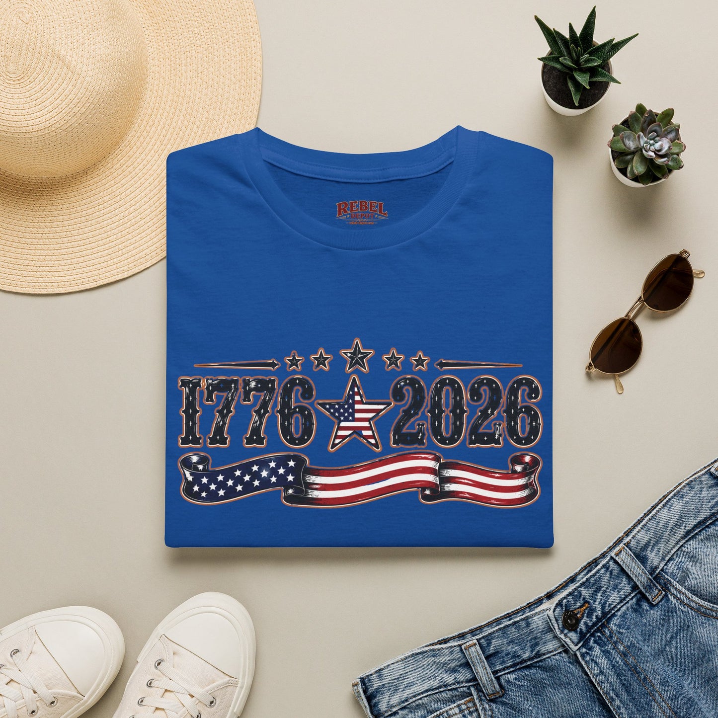 1776 - 2026 Patriot  Adult Size T-Shirt