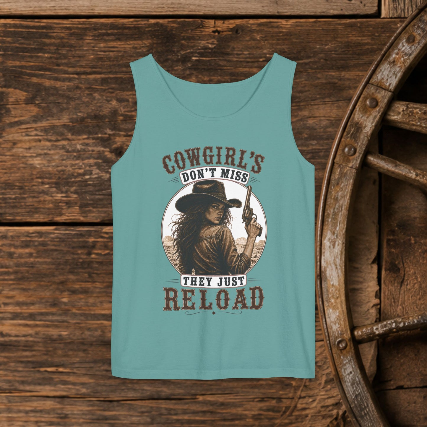 Cowgirls Reload  Adult Unisex Tank Top