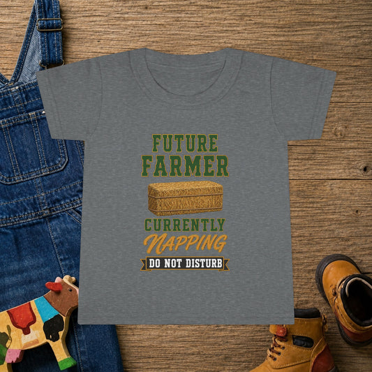 Future Farmer Napping   Toddler Size T-shirt