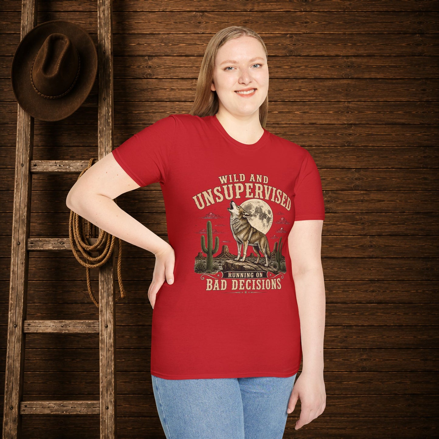 Wild and Unsupervised Cowboy T-Shirt