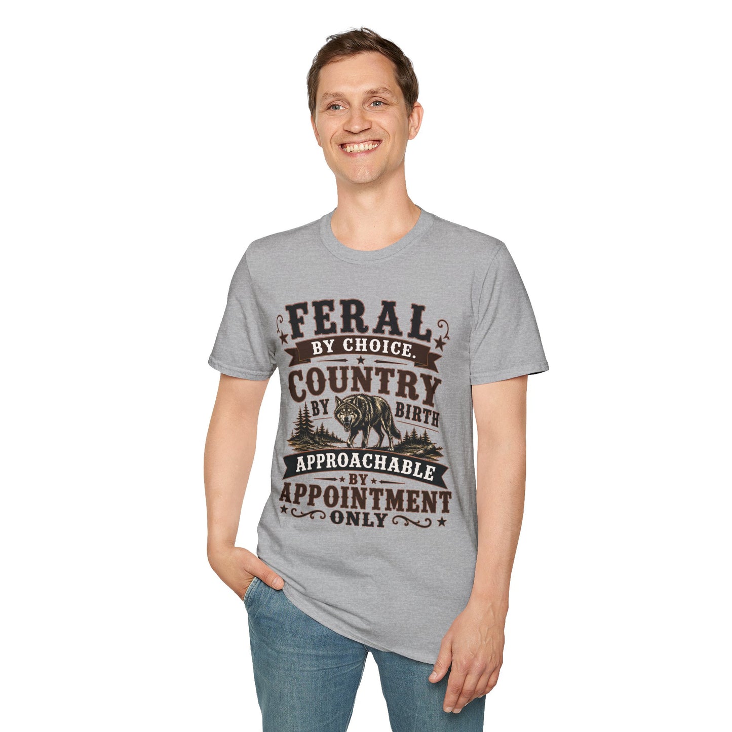 Feral By Choice  Adult Size T-Shirt