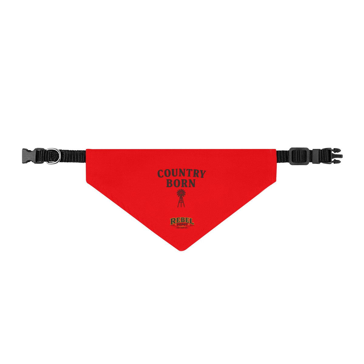 Country Born  Clip-on Pet Bandana