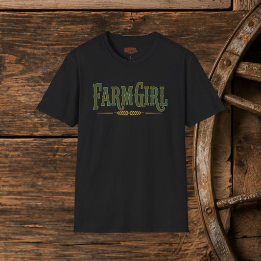 Farm Girl  Adult T-Shirt