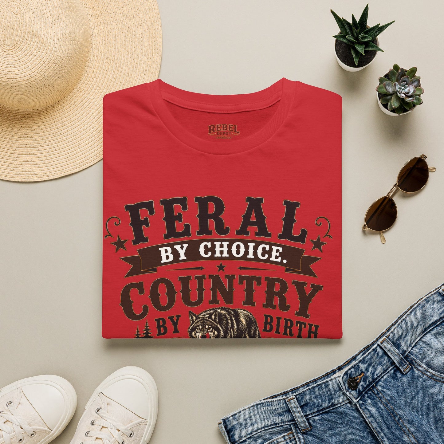 Feral By Choice  Adult Size T-Shirt