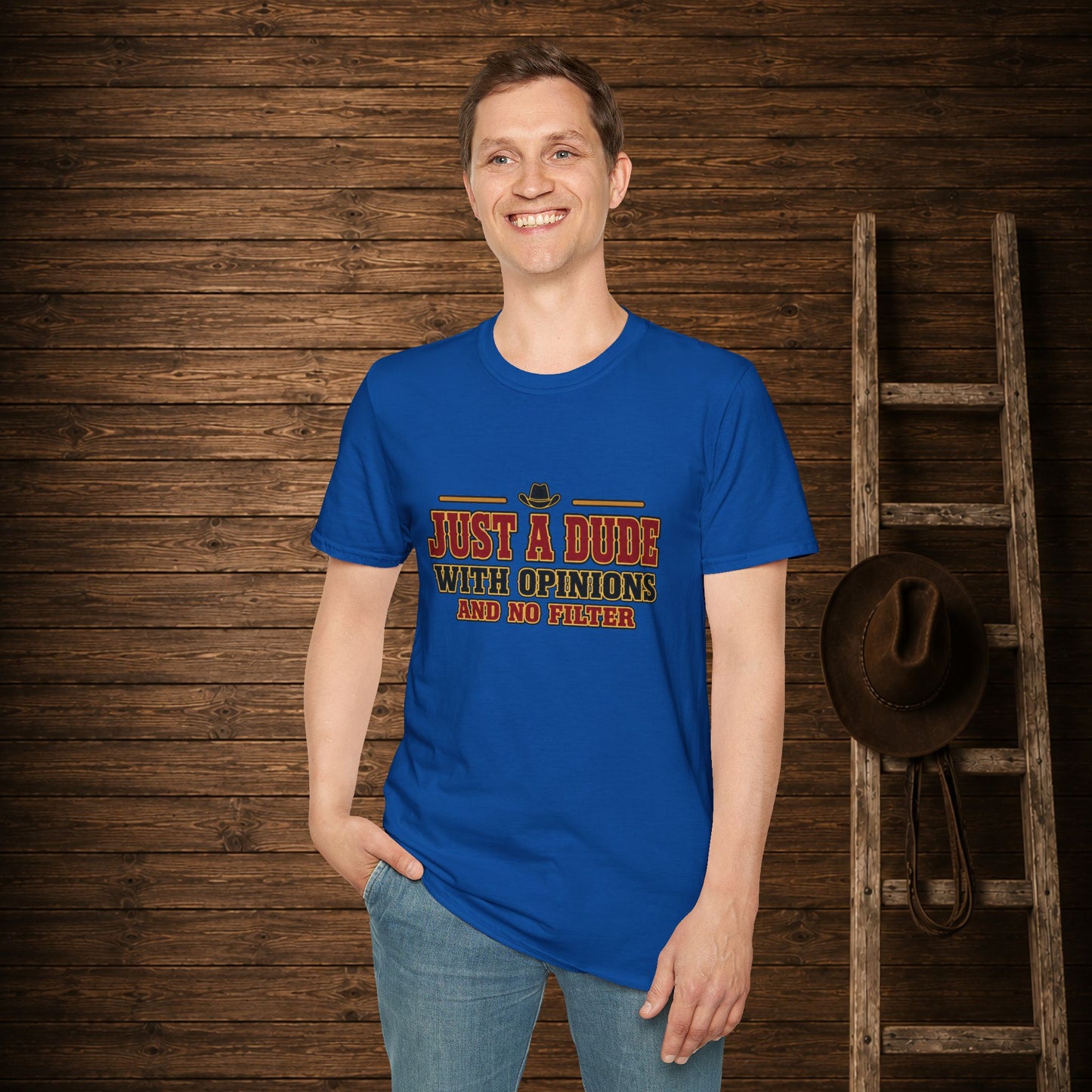 Just A Dude   Adult T-Shirt