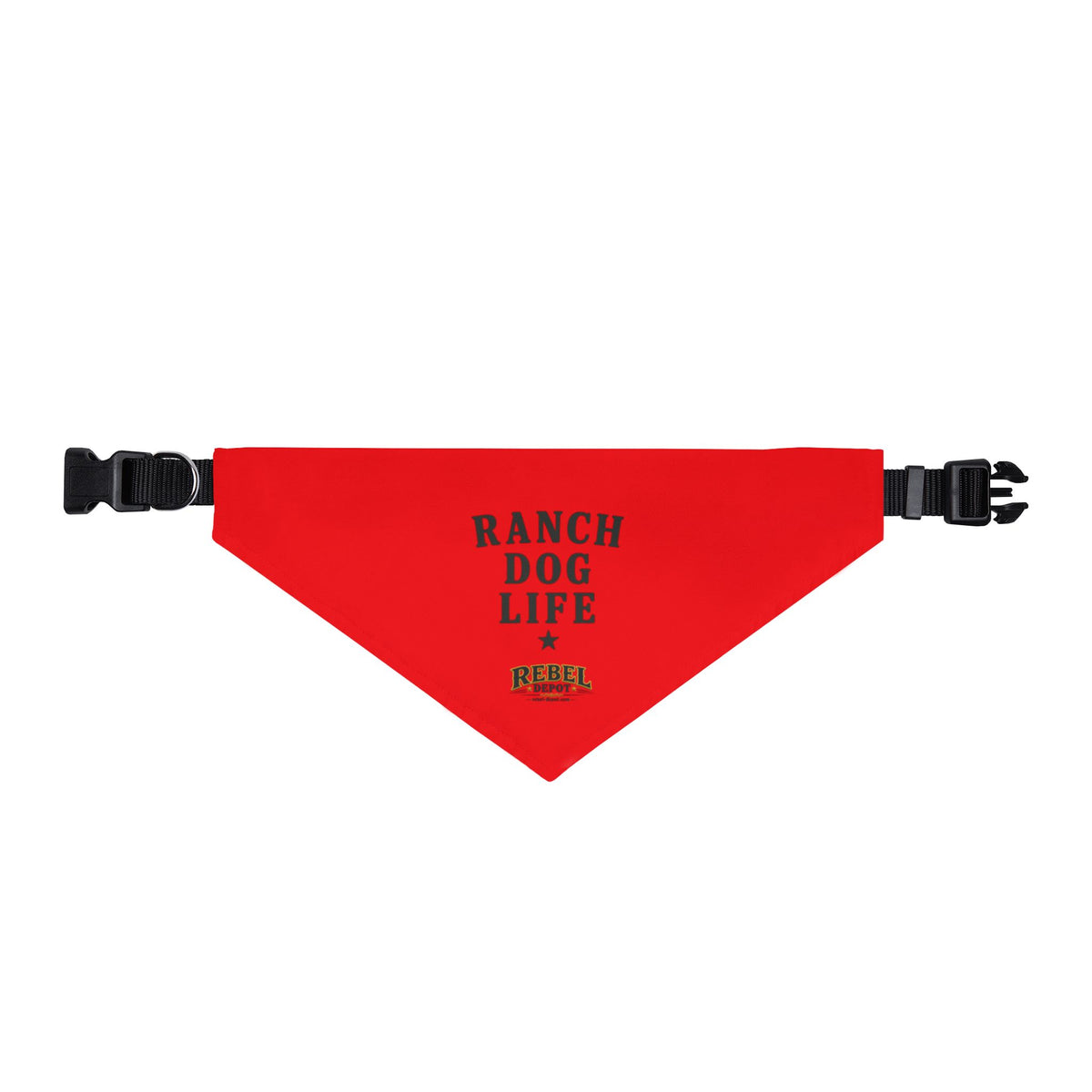 Ranch Dog Life  Clip-on Pet Bandana