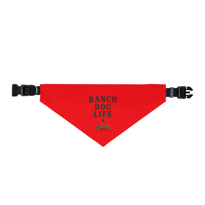 Ranch Dog Life  Clip-on Pet Bandana