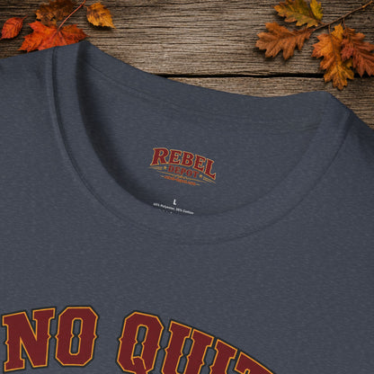 No Quit Bulldogging  Adult T-Shirt