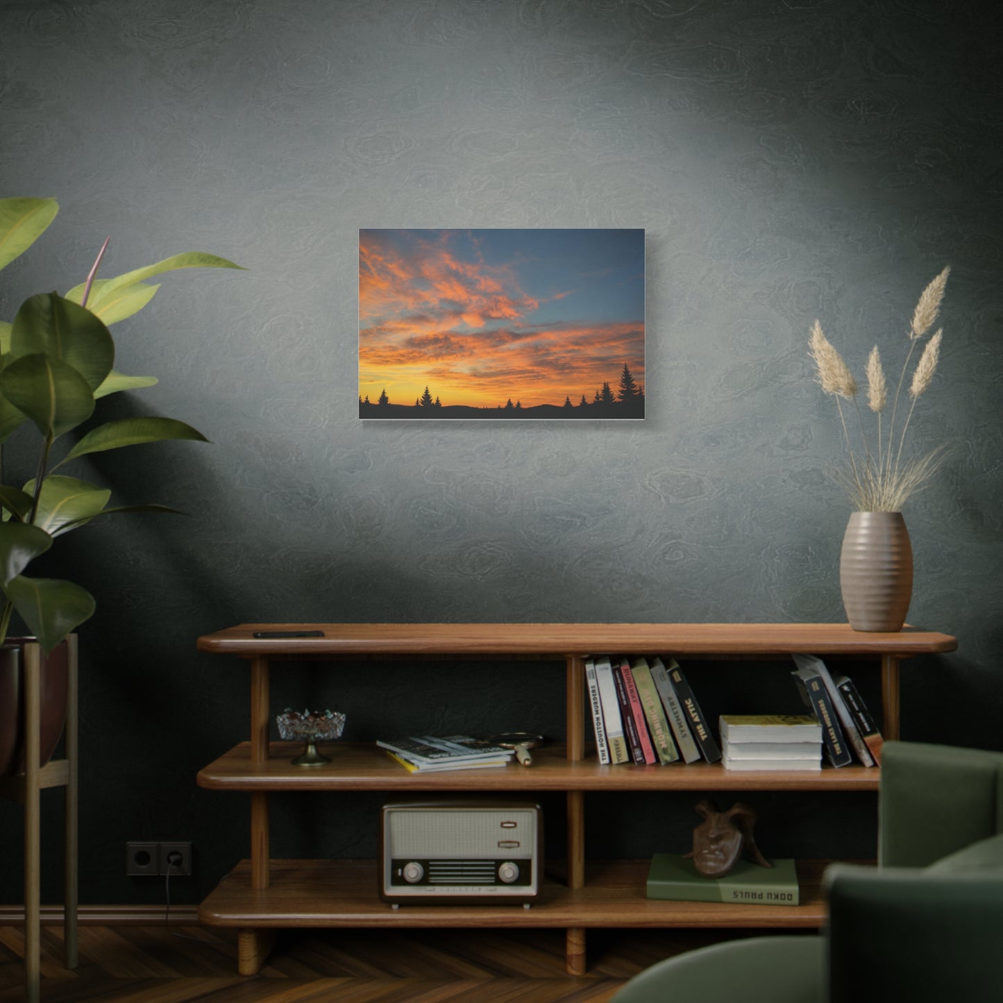 Country Sunrise  Matte Canvas Art