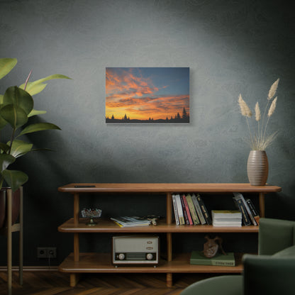 Country Sunrise  Matte Canvas Art
