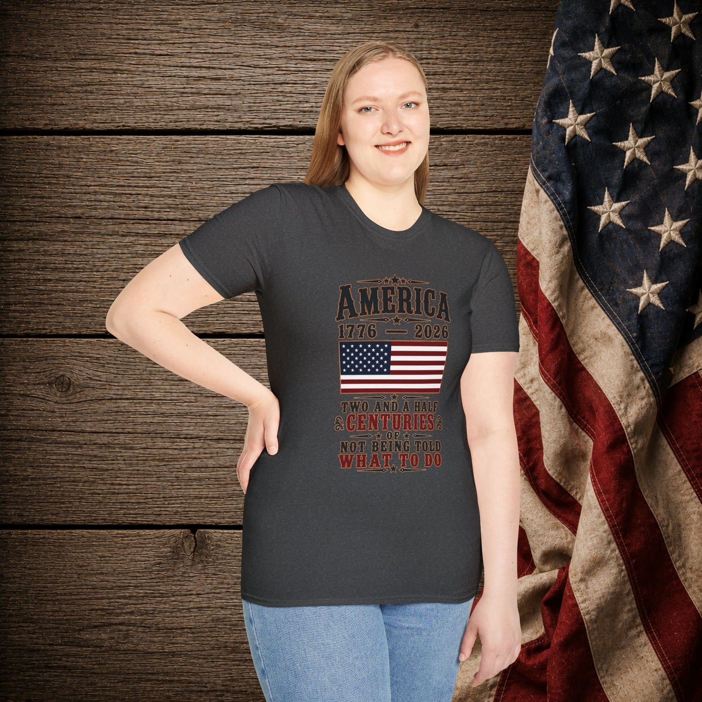 America 1776-2026  Adult Size T-Shirt