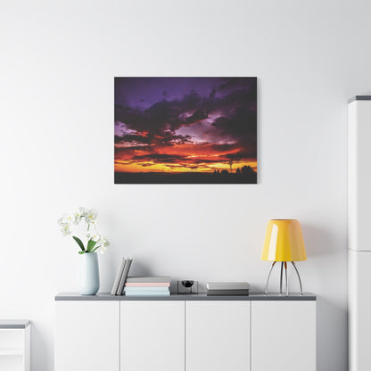 Ranch Sunset Matte Canvas Art