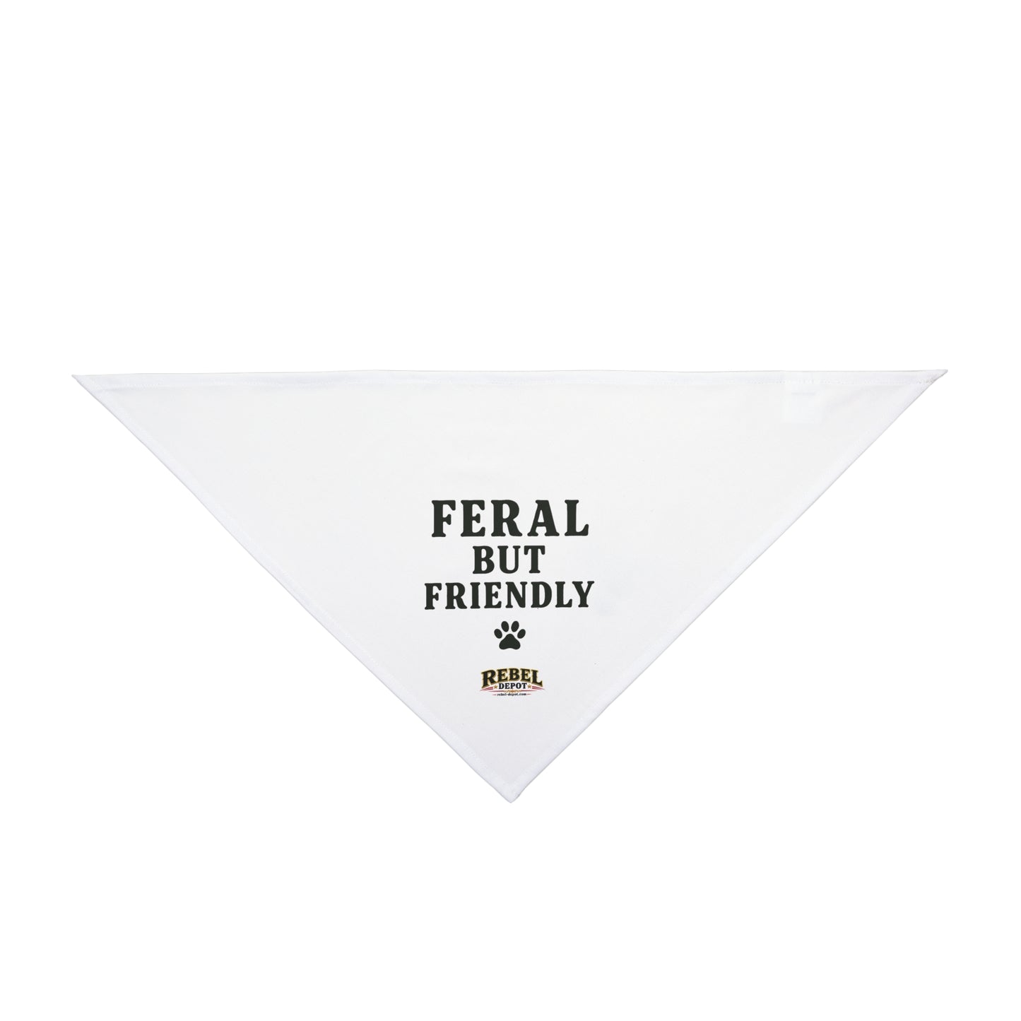 Feral But Friendly  Pet Bandana