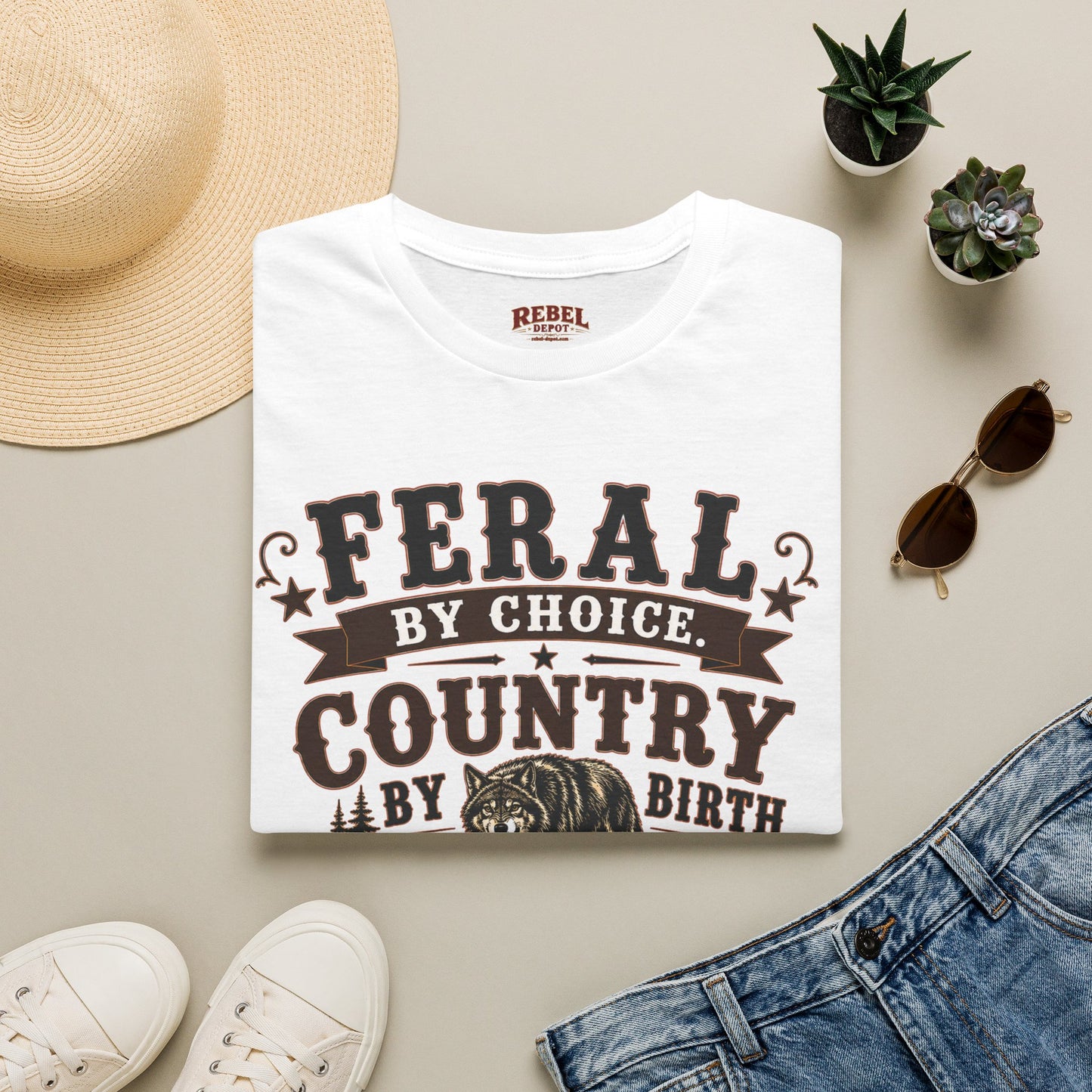 Feral By Choice  Adult Size T-Shirt