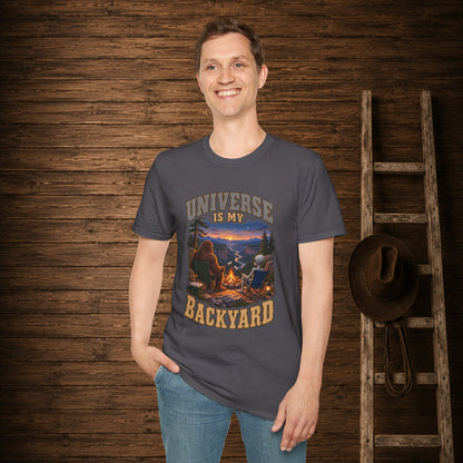Universe Is My Backyard   Adult Size T-Shirt
