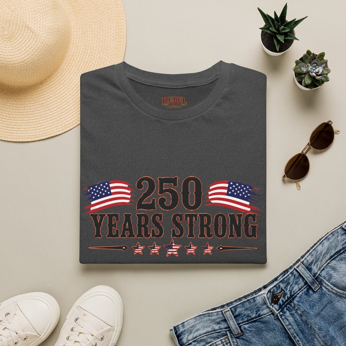 250 Years Strong  Adult Size T-Shirt