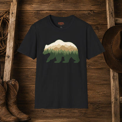 Wilderness Bear   Adult Size T-Shirt