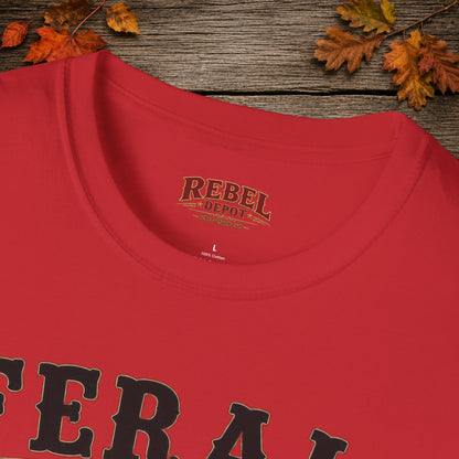 Feral By Choice  Adult Size T-Shirt
