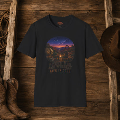 Fresh Air And Whiskey  Adult T-Shirt