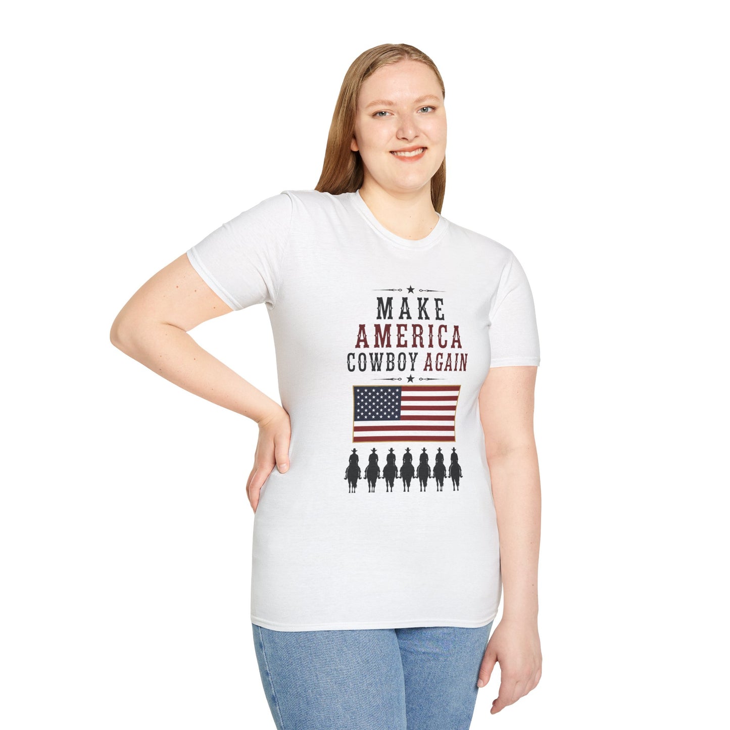 Make America Cowboy Again (Front) T-Shirt