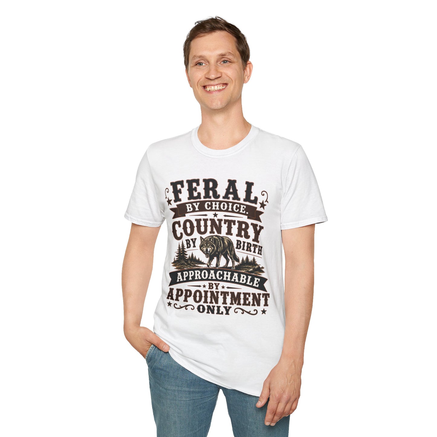 Feral By Choice  Adult Size T-Shirt