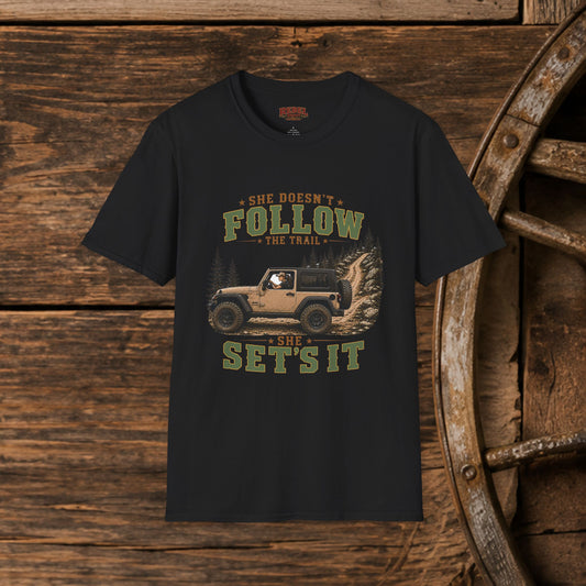 Doesn't Follow   Adult Size T-Shirt
