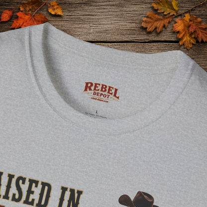 Raised Dirt Rodeo Cowgirl (Front)  Adult T-Shirt