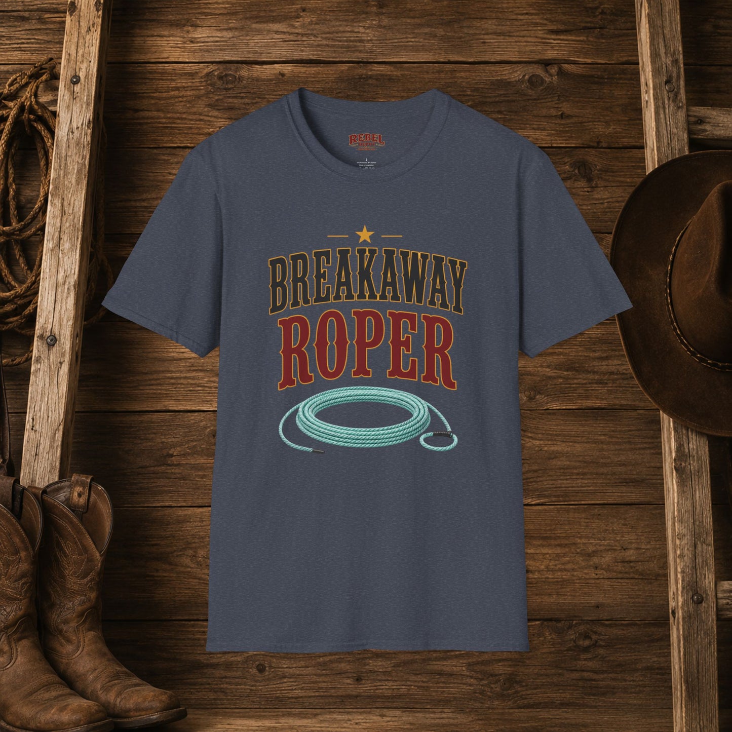 Breakaway Roper  Adult T-Shirt