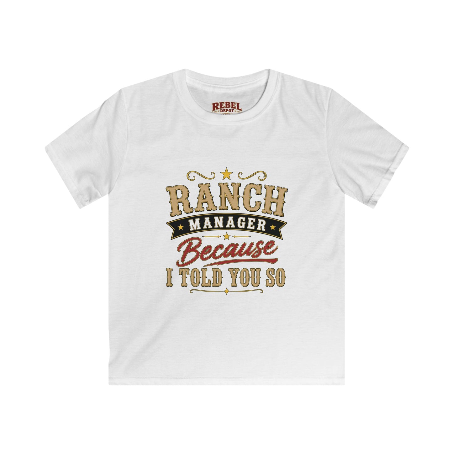 Ranch Manager Kids T-Shirts