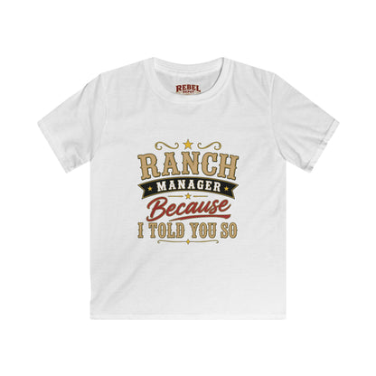 Ranch Manager Kids T-Shirts