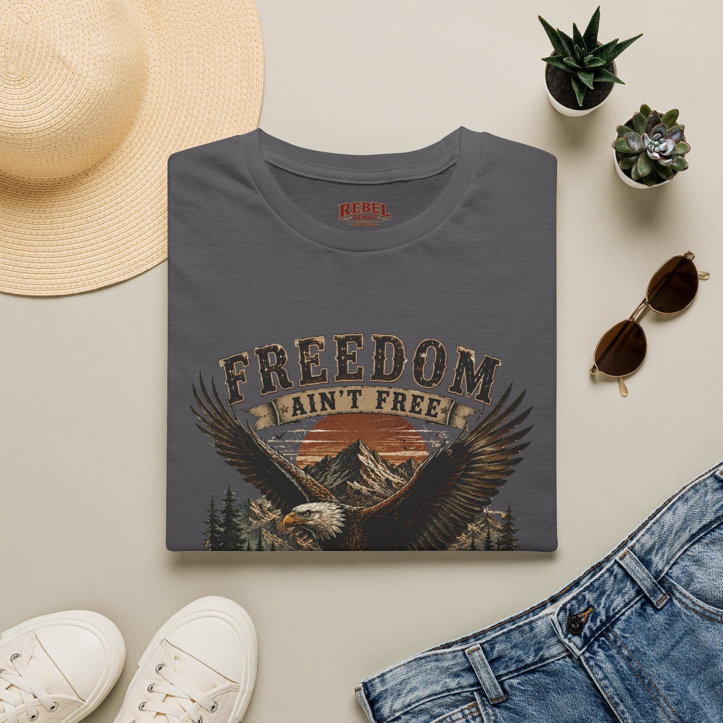 American Rebel Eagle Adult Size T-Shirt