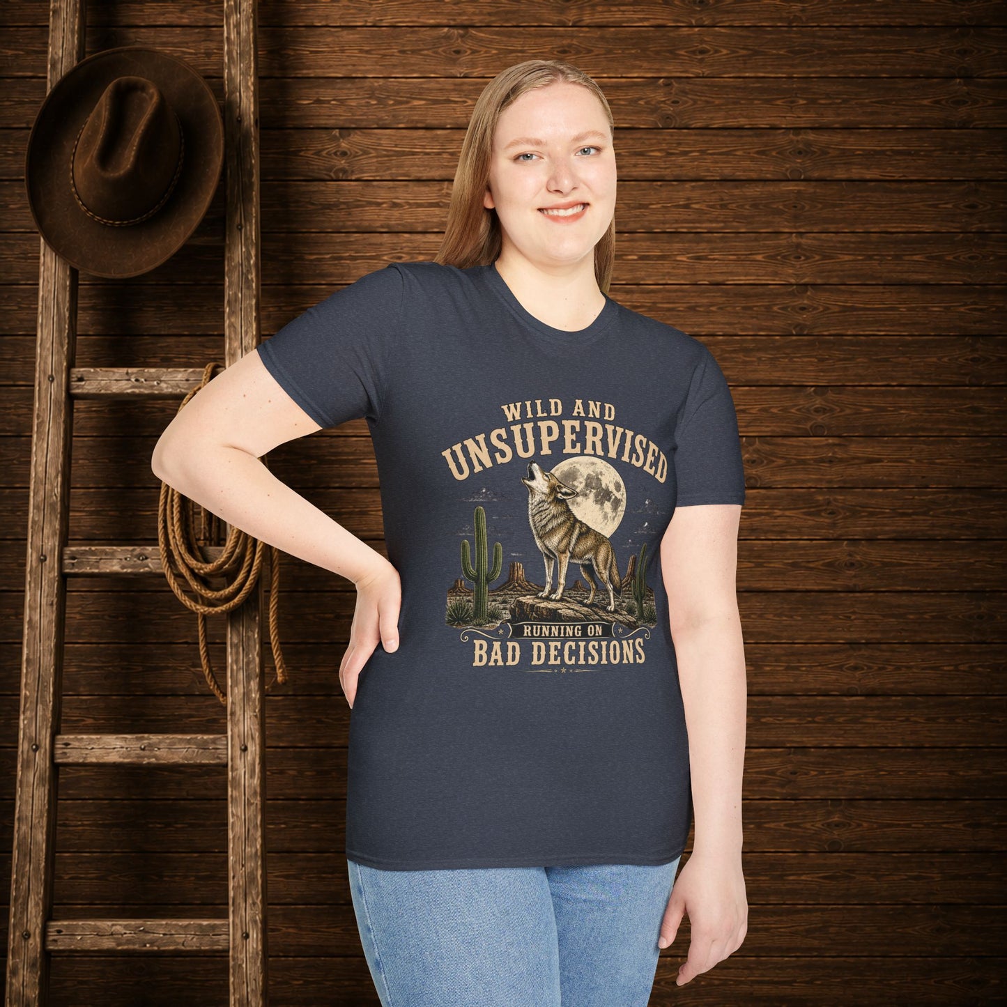 Wild and Unsupervised Cowboy T-Shirt