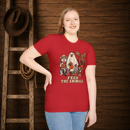 Feed The Animals   Adult Size T-Shirt