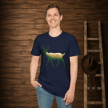 Wilderness Buck   Adult Size T-Shirt