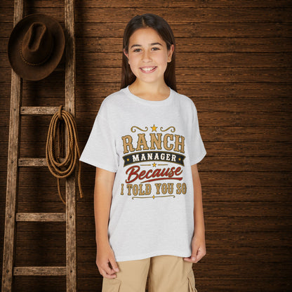 Ranch Manager Youth T-Shirt