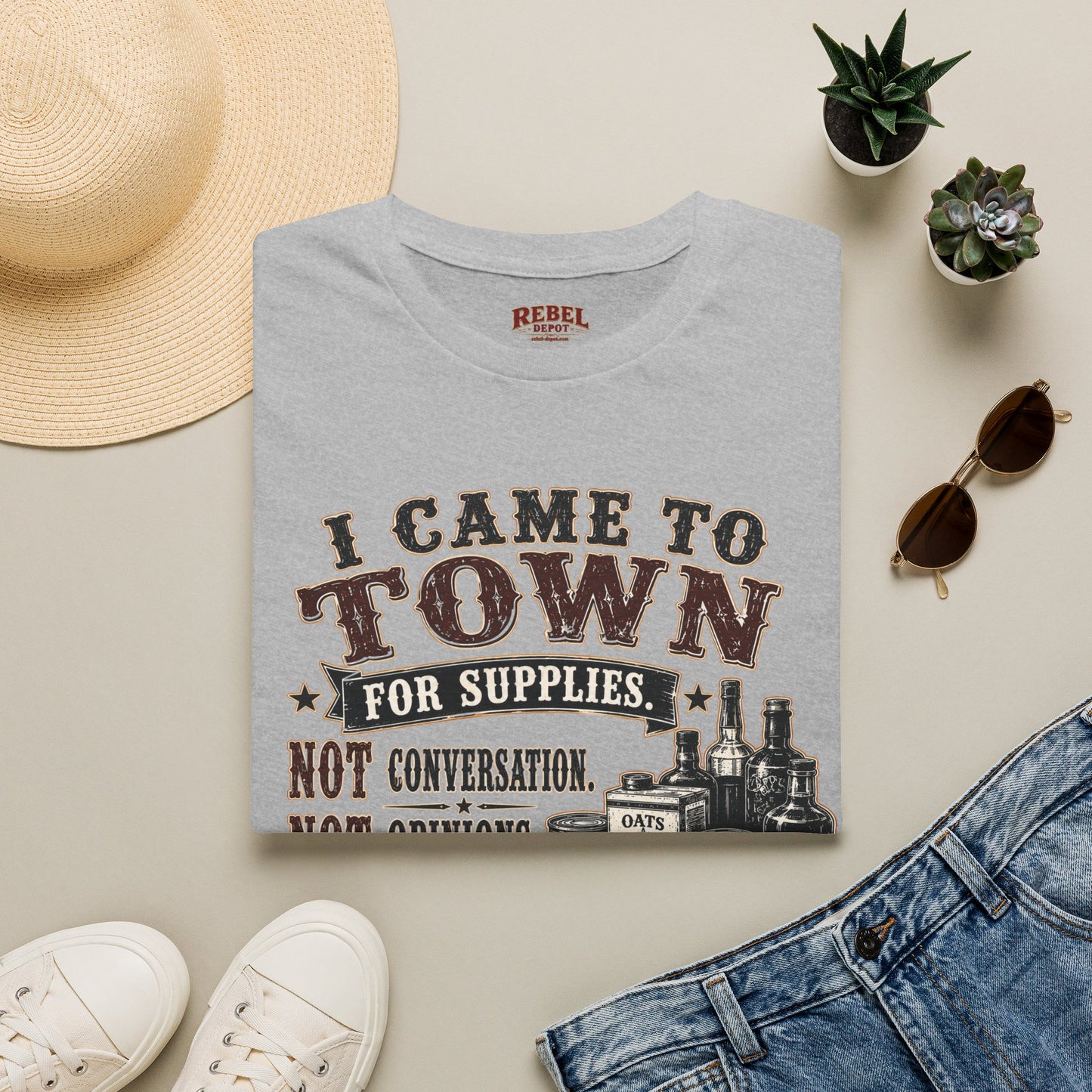 Came To Town for Supply's  Adult Size T-Shirt
