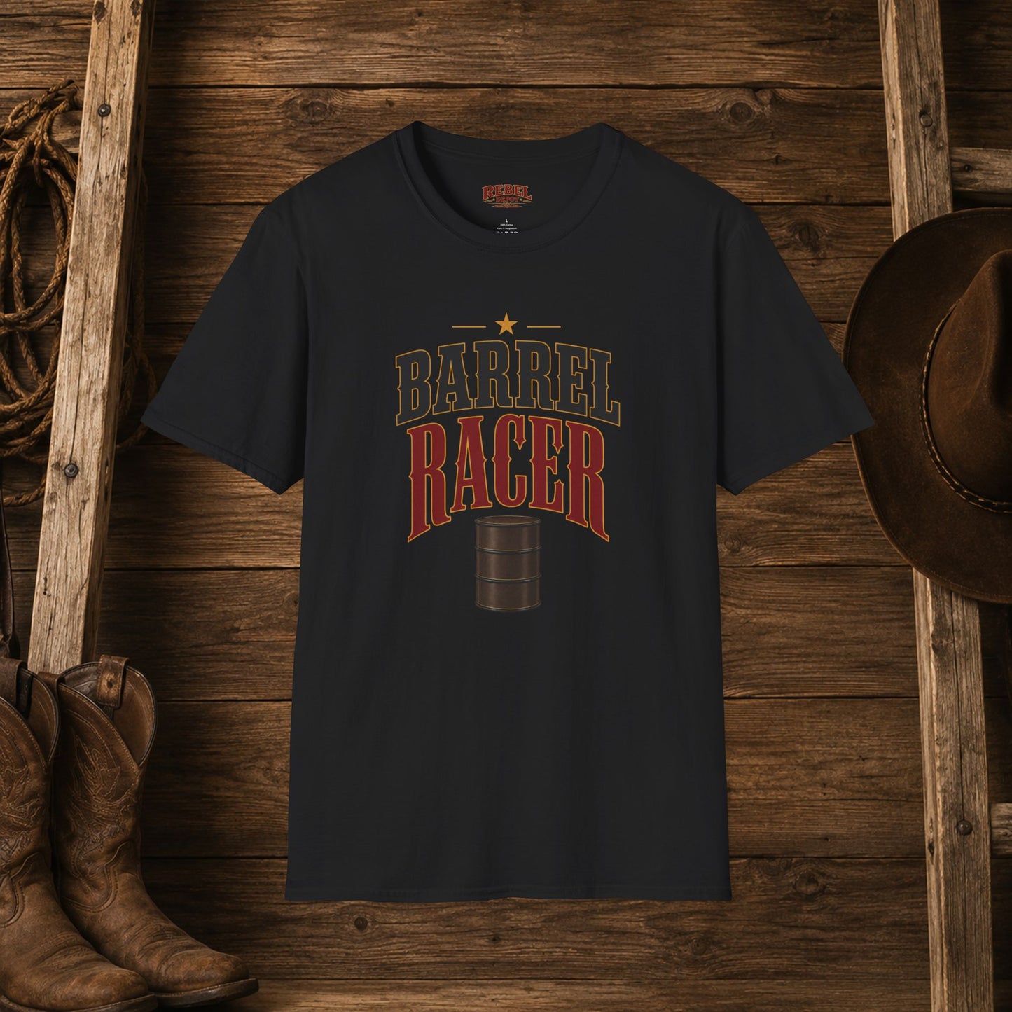 Barrel Racer  Adult T-Shirt