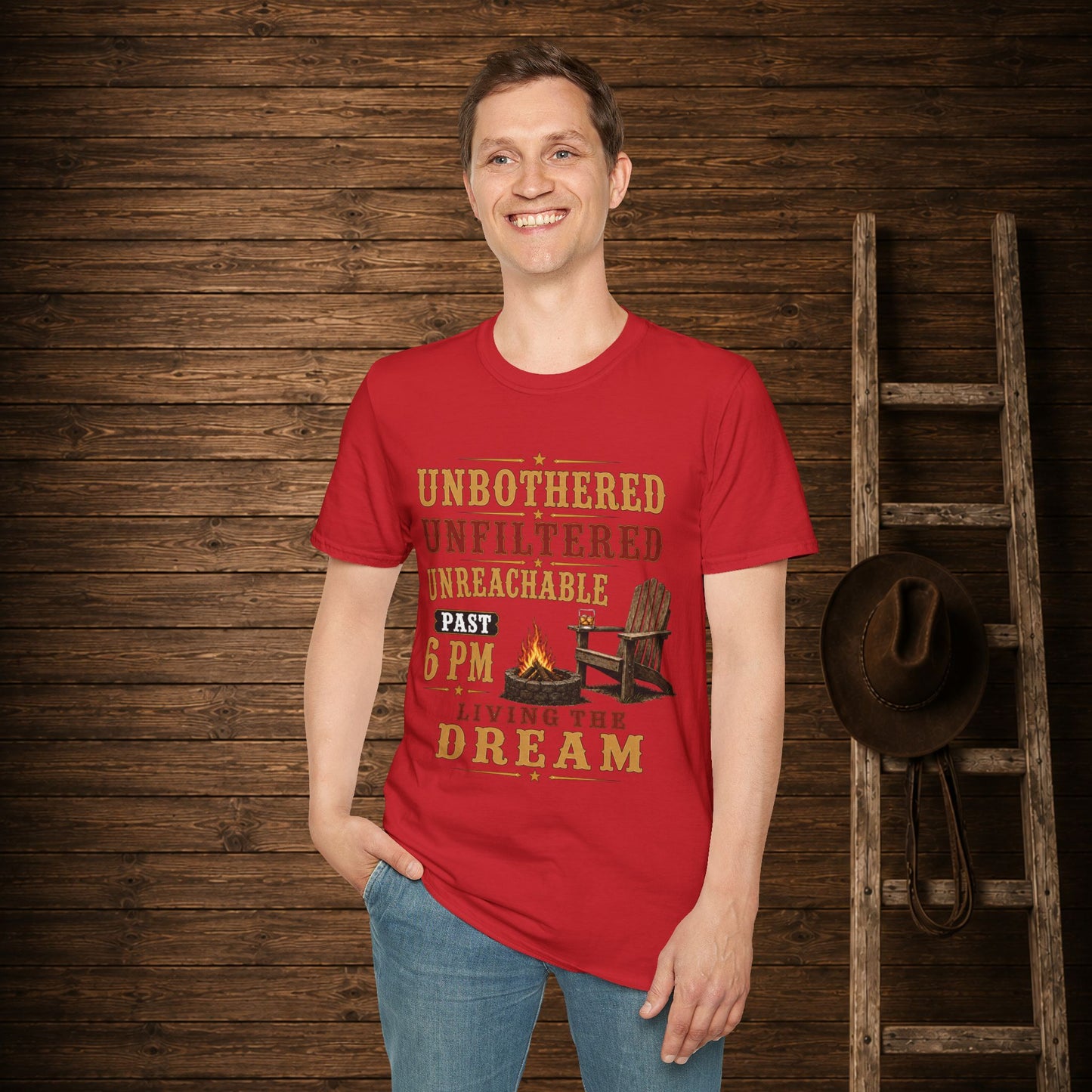 Living The Dream  Adult Size T-Shirt