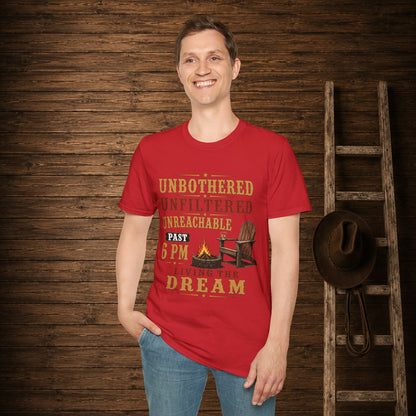 Living The Dream  Adult Size T-Shirt