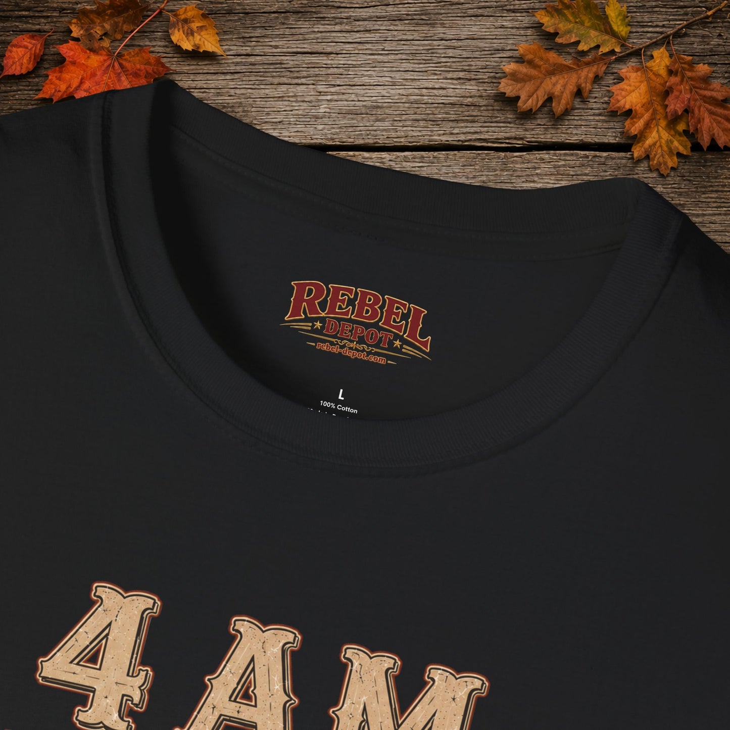4am Deer Season  Adult Size T-Shirt