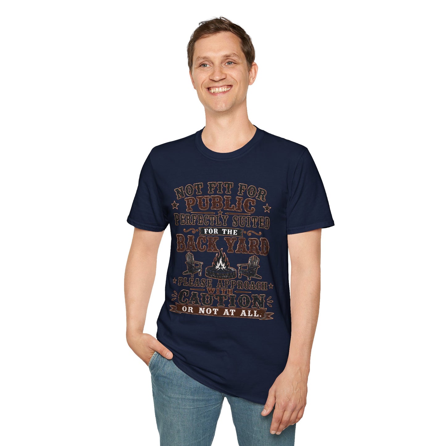 Not Fit For Public  Adult Size T-Shirt
