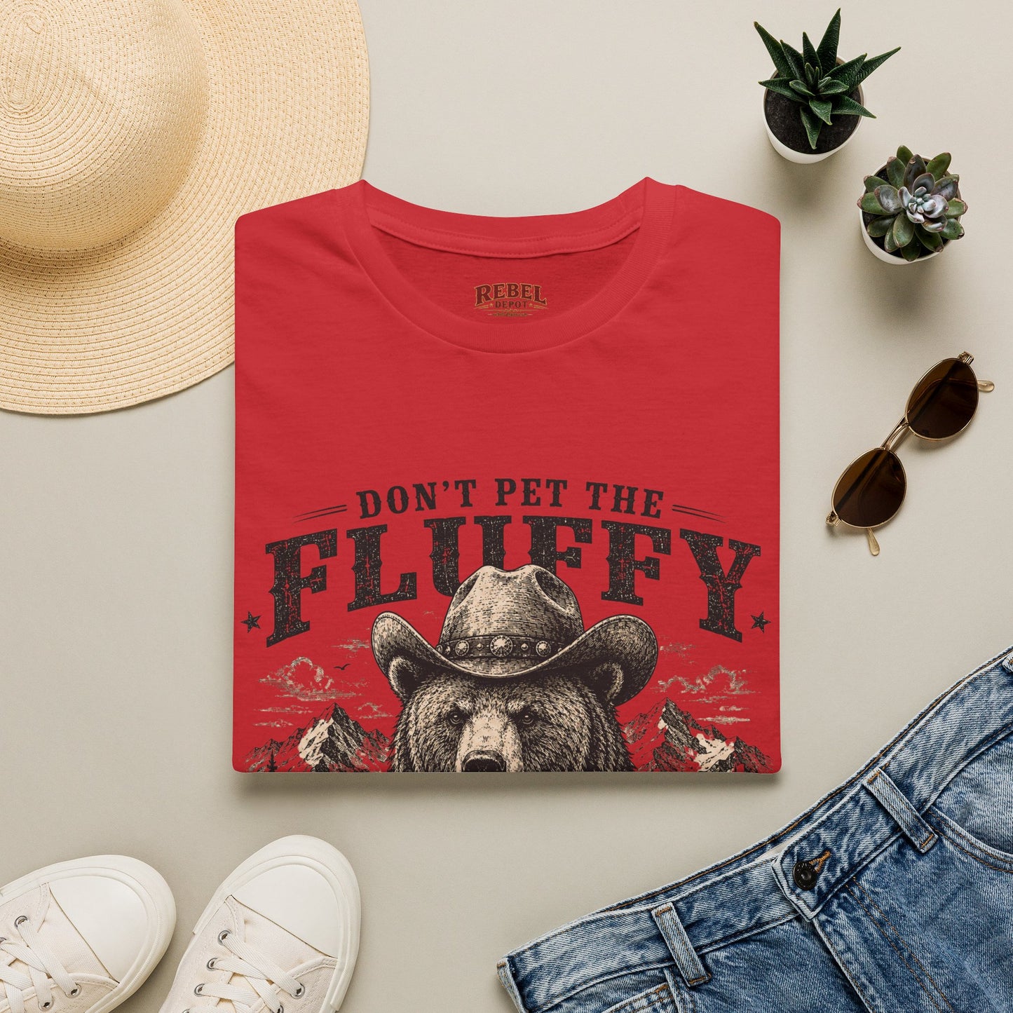 Don't Pet the Fluffy Cowboy T-Shirt