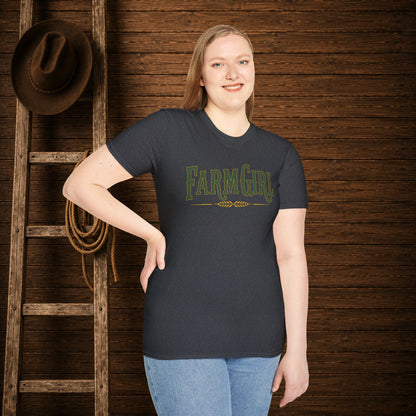 Farm Girl  Adult T-Shirt